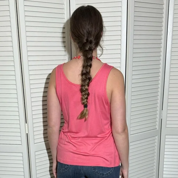 Women’s Tank Top & Jacket - Beautiful Salmon by Emil Ratenberg - Tag Size L - Picture 4 of 16